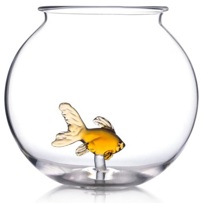 Original Products Bar Bespoke Goldfish Cocktail Bowl 1 LitreClear from B&Q