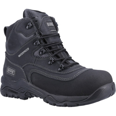 Magnum Broadside 6.0 Ct Cp Wp Safety Boot Black from B&Q