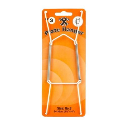 B&Q -  No. 3 Wall Plate Hanger Large 24-36Cm (9 1/2"-14")