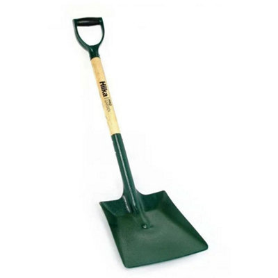 Hilka Builders Shovel Square Mouth Spade Scoop Gardening Builders Steel 92065050 from B&Q