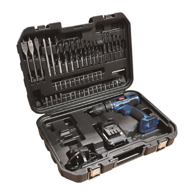 Hilka 18V Li-Ion Cordless Drill/Driver With 50 Accessories - Image 6