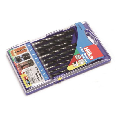 9 Pce Mixed Drill SetHilka Tools from B&Q