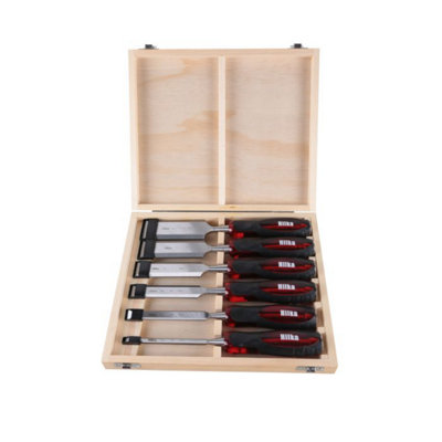 Hilka 6Pc Chisel Set Hss Wood Lathe Carving Wood Turning 72909006 5013433999068 - Image 3