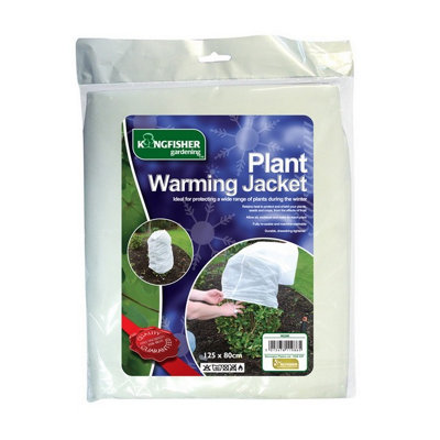B&Q -  Kingfisher Large Plant Warming Jacket Frost Fleece Protection Cover 125Cm X 80Cm