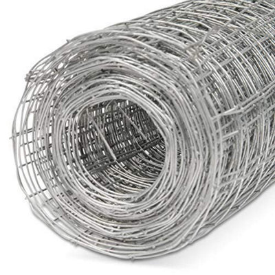 B&Q -  25mm Square Mesh Wire Netting 5M X 90Cm