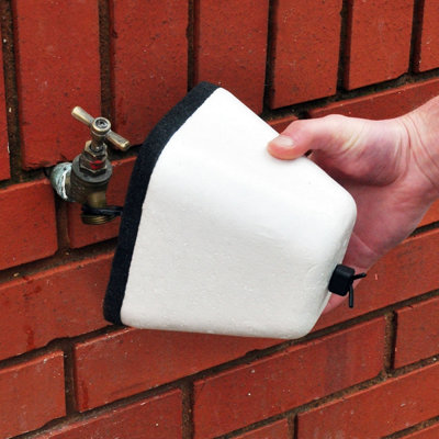 Kingfisher Garden Outside Tap Cover Insulated Polystyrene Thermal Frost Protector Tap Jacket from B&Q