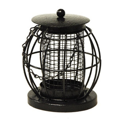 Nature's Market Wild Bird Hanging Lantern Nut Feeder from B&Q