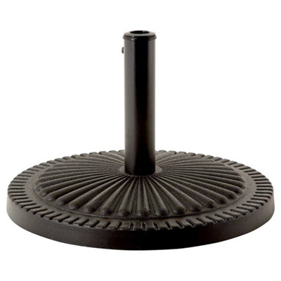 Heavy Duty Garden Parasol Umbrella BaseWeatherproof Victorian Style14Kg from B&Q