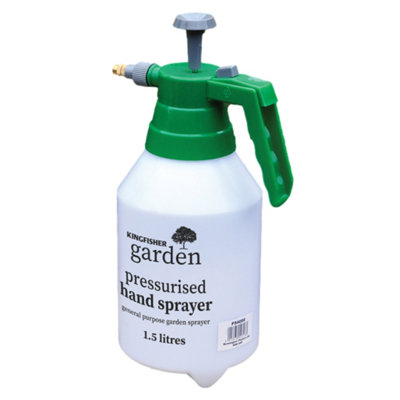 1.5L Garden Pressure Spray Bottle Portable Hand Pump Sprayer Water Weed Chemical from B&Q