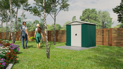 Yardmaster Emerald Deluxe Metal Shed 65Geyz