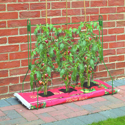 Growers Choice by Tildenet Growers Choice Tomato Grow Bag Frame Plant Support For Tomatoes Beans And Climbing Plants Zig Zag Design from B&Q