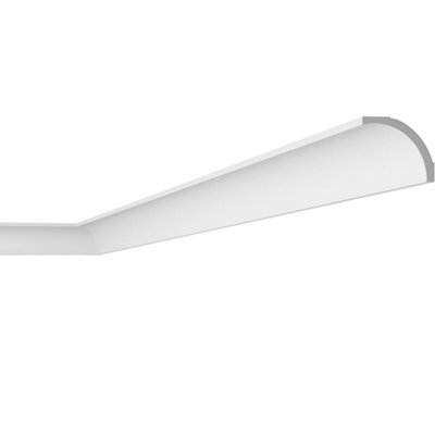 Pro Cove Traditional C-Shaped Polystyrene Coving (L)3M (W)100mm from B&Q