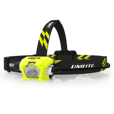 Unilite Hl-11R Usb Rechargeable Industrial Super Bright Headtorch 1100 Lumen 6500K 167 Metre Beam Ipx6 from B&Q