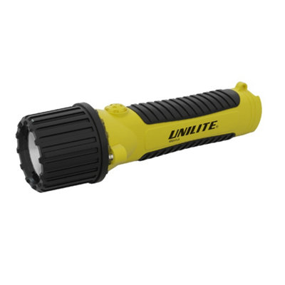 Unilite Atex-Fl4 Zone 0 Atex Intrinsically Safe Flashlight Torch 150 Lumen 6500K 4Xaa 1.5V from B&Q