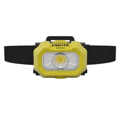 Unilite Atex-H2 Zone 0 Atex Intrinsically Safe Headtorch 225 Lumen 6500K 3 X Aaa 1.5V from B&Q