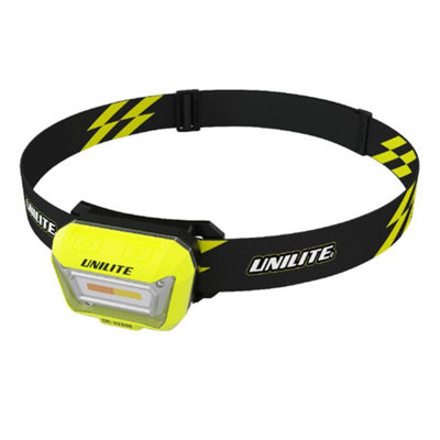 Unilite Cri-H200R Usb Rechargeable High Cri Sensor Headtorch 200Lm Cri96+ Cct Sensor For Hands Free Use from B&Q