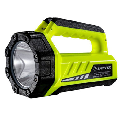 Unilite L-1800 Usb Rechargeable Dual Led Lantern Torch - 1800 Lumen - 760 Metre Beam Range - Ipx6 Light/Red