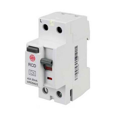 Electrium Wylex Wrds40/2 Type A Rcd 40A 30Ma 2 Pole 2 Module from B&Q