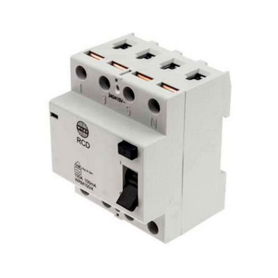 Electrium Wylex Wrmt100/4 Type A Rcd 100A 100Ma Four Pole Time Delay from B&Q