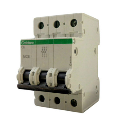 Crabtree 6Ft06C Loadstar Miniature Circuit Breaker Mcb Tp 6 Amp