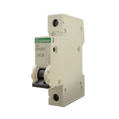 Crabtree 6Hs06C Miniature Circuit Breaker Mcb (Loadstar 3Ph Only) 10Ka Type C Sp6 Amp