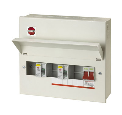 Wylex Dual Rcd Flexible Boards-7 Way from B&Q