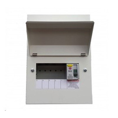 Generic Wylex 5 Way Metal Consumer Unit With 100A 30Ma Rcd (Accepts New & Old Devices) April 2018 from B&Q