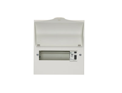 Generic Wylex 8 Way Metal Consumer Unit With 100A 30Ma Rcd (Accepts New & Old Devices) April 2018 from B&Q