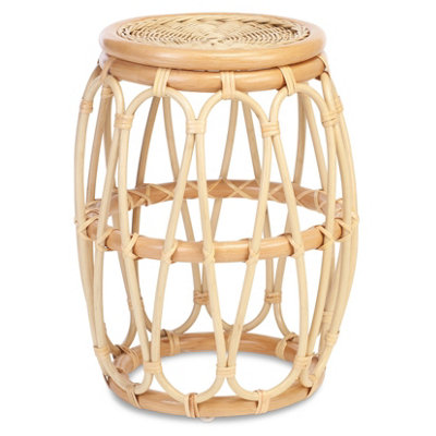 B&Q -  Beijing Side TableNatural Rattan