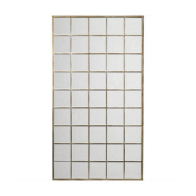 B&Q -  Blakely Floor Standing Leaning MirrorMdf/ironL3.5 X W100 X H180 CmClear