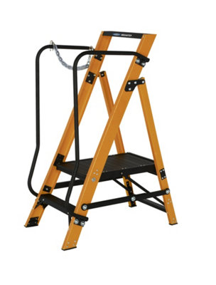 Werner Megastep Platform Ladder 2 Tread from B&Q