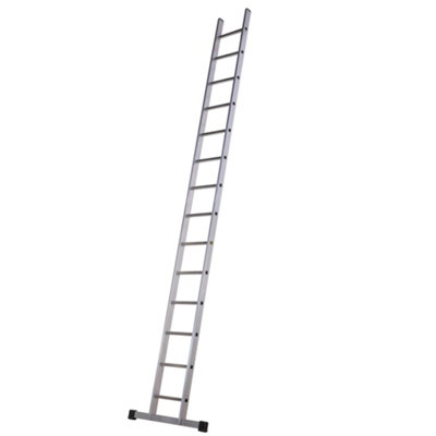 Werner Professional Square Rung Single Ladder 4.18M from B&Q