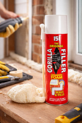 SuperGift.com Gorilla Filler Weatherproof Expanding Foam Filler from B&Q