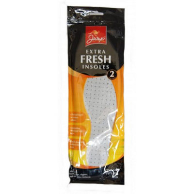 Jump Boot And Shoe Fresh Insoles 2 Pack from B&Q