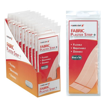 Masterplast Fabric Plaster Strip 6Cm X 1M