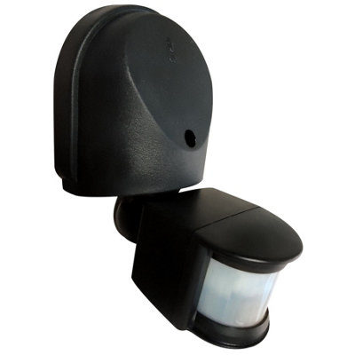 B&Q -  Pir180Bk Stand Alone External Pir 180 Degree Black