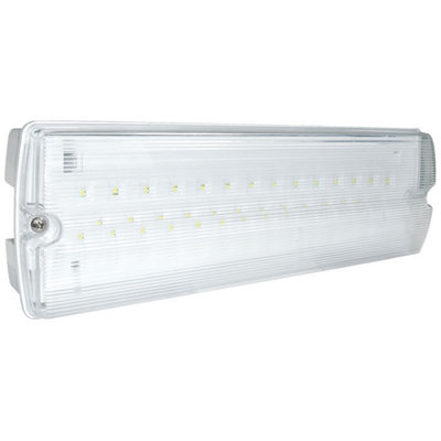 Eterna Emled3M Led Bulkhead Emergency Light FittingMaintained 7 Watt from B&Q