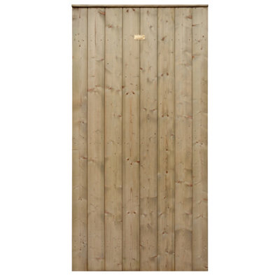 Rowlinson Tongue & Groove Square Top Wooden Gate from B&Q