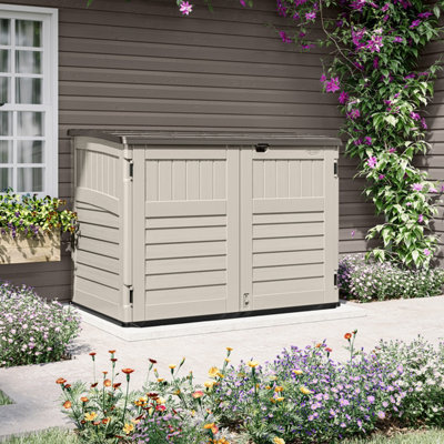 Suncast Stow-Away Large StoreVanilla from B&Q