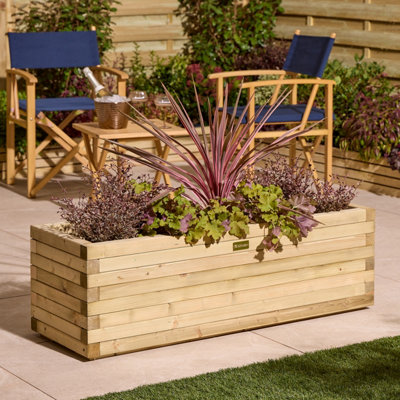 Rowlinson Premier Patio Trough Planter 1.2M from B&Q