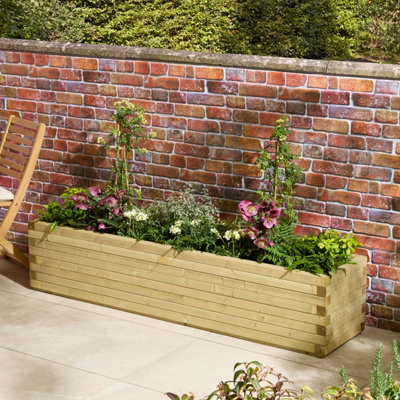 B&Q -  Premier Patio Trough Planter 2M