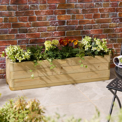 B&Q -  Marberry Trough Planter 1.2M