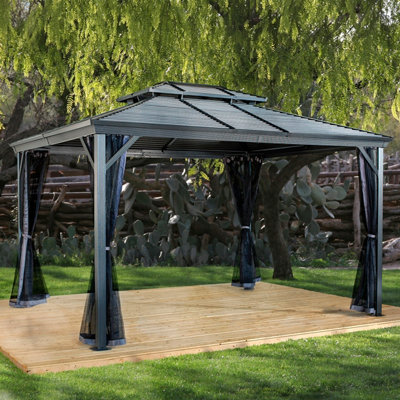 Rowlinson Sojag Ventura Ii Gazebo 3M X 3.7M from B&Q