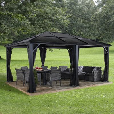 Rowlinson Sojag Meridien Gazebo 3.7M X 4.9M from B&Q