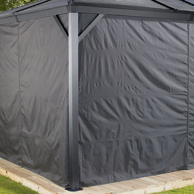 Rowlinson Curtains For Sojag Ventura / Ventura Ii Gazebo 3M X 3M from B&Q