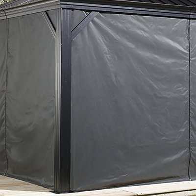 Rowlinson Curtains For Sojag Moreno Gazebo 3M X 4.3M from B&Q