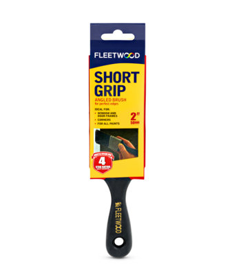 Fleetwood Sash Short Grip Cutting In Angled Paint Brush2" (50mm) from B&Q