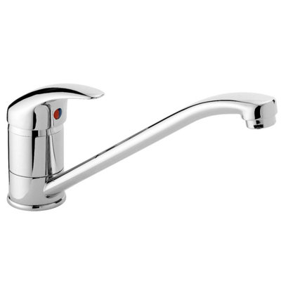 Hydros Francis Pegler Pegler Flow Kitchen Mono Mixer Tap Chrome Finish Single Lever from B&Q