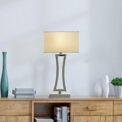Pagazzi Lighting Pagazzi Amalfi Polished Chrome 56Cm Table Lamp from B&Q