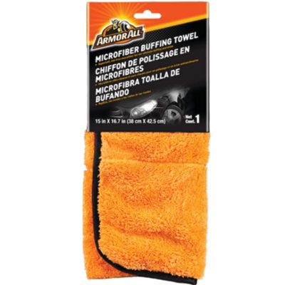 Armor All Armorall Car Microfiber Cloth Drying Buffing Absorbent Towel Clean Streak-Free from B&Q